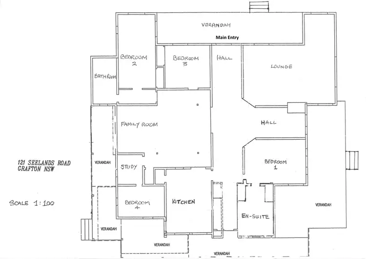 Floorplan of Homely house listing, 121 Seelands Hall Road, Seelands NSW 2460