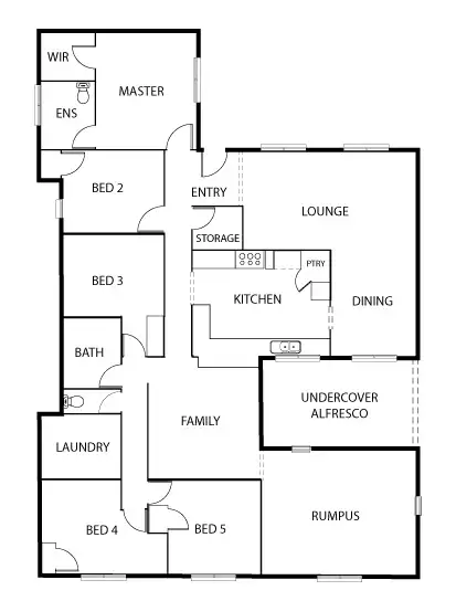 Floorplan of Homely house listing, 593 Elizabeth Drive, Sunbury VIC 3429