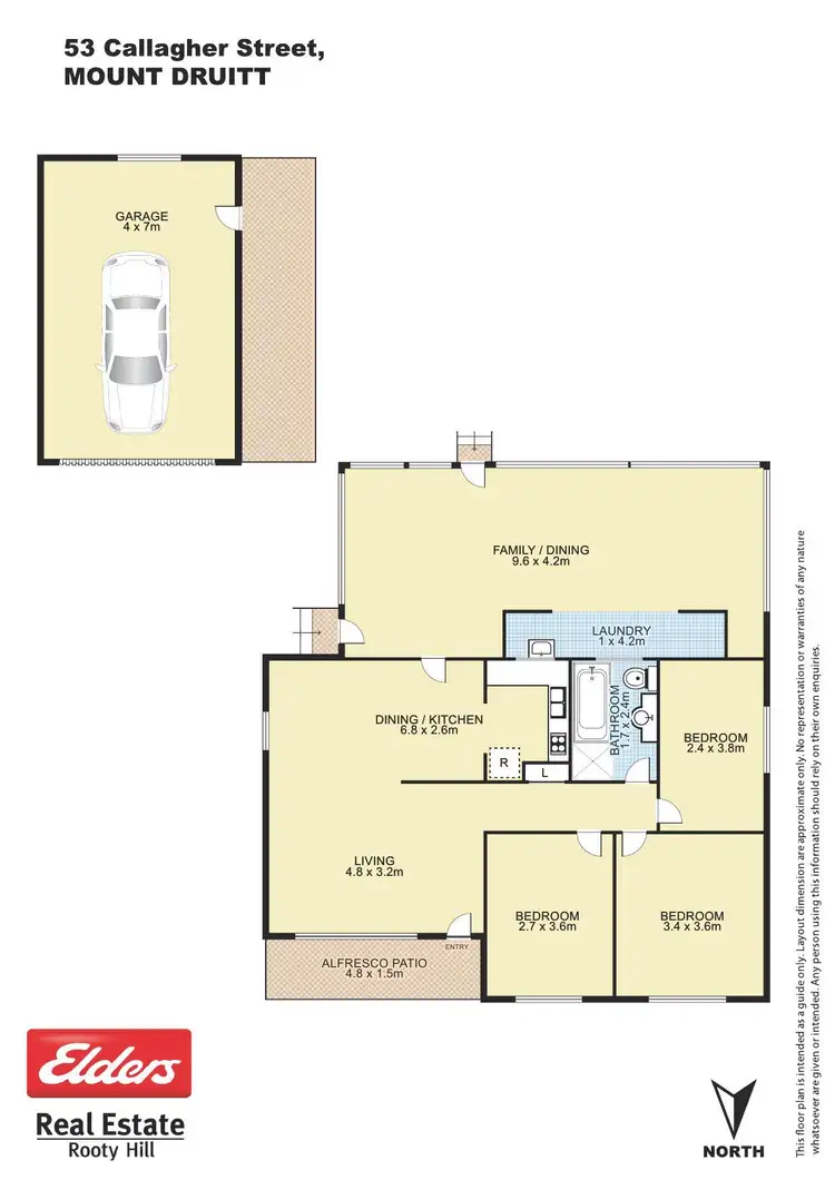 Floorplan of Homely house listing, 53 Callagher Street, Mount Druitt NSW 2770