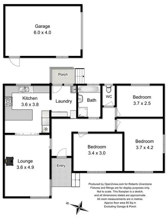 Floorplan of Homely house listing, 10 Tingha Way, West Ulverstone TAS 7315