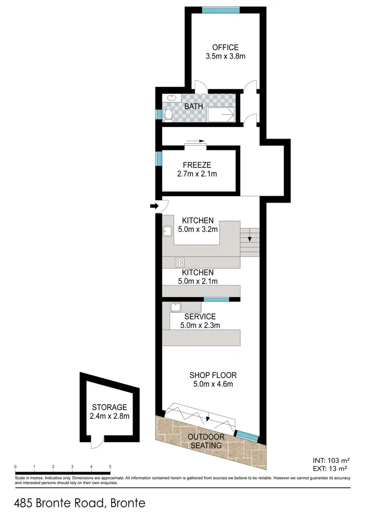 Floorplan of Homely house listing, 1/483-485 Bronte Road, Bronte NSW 2024