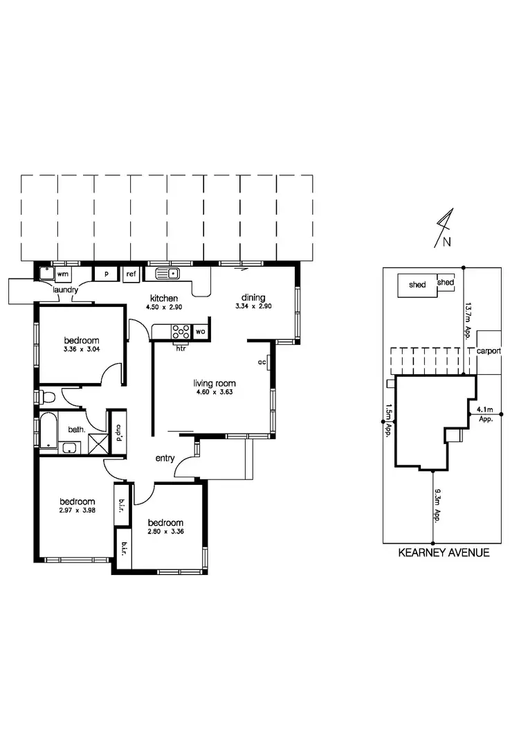 Floorplan of Homely house listing, 8 Kearney Avenue, Altona VIC 3018