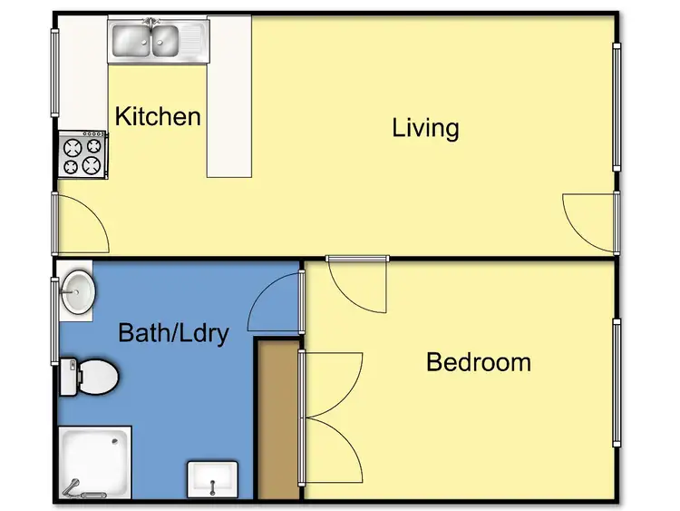 Floorplan of Homely house listing, 8/1 Holyrood Avenue, Newtown VIC 3220