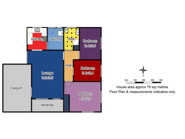 Floorplan of Homely house listing, 6 Myora Place, Orange NSW 2800