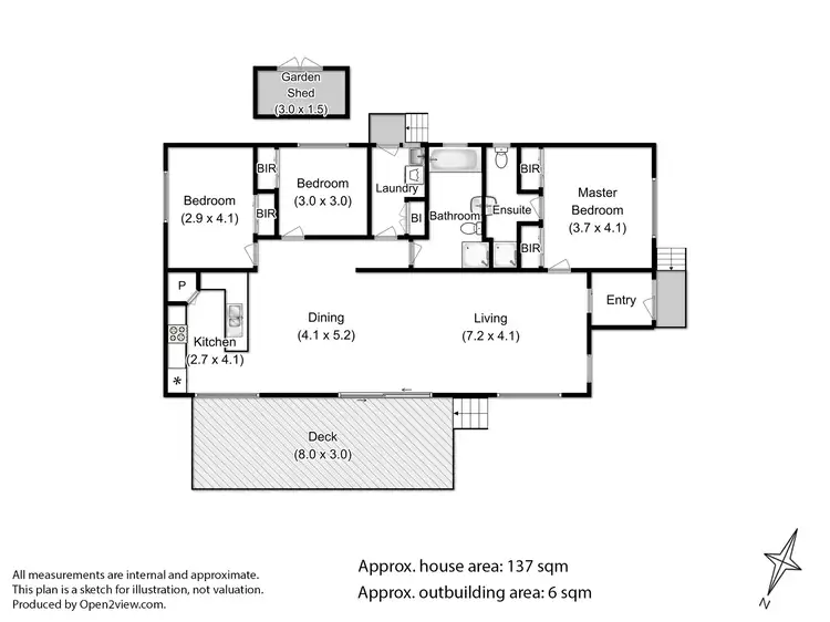 Floorplan of Homely house listing, 10 Willow Avenue, Kingston TAS 7050