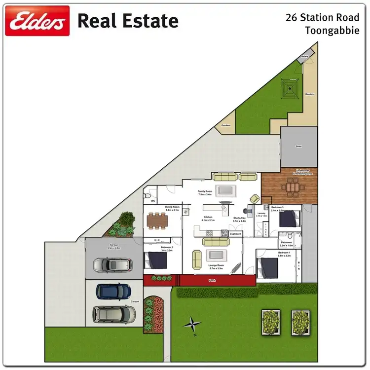 Floorplan of Homely house listing, 26 Station Road, Toongabbie NSW 2146