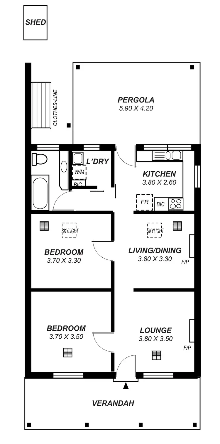 Floorplan of Homely house listing, 8 Muller Street, Norwood SA 5067
