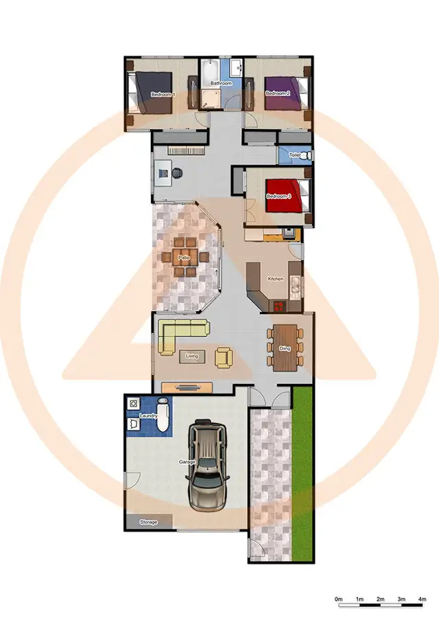 Floorplan of Homely house listing, 8 Heath Street, Forest Lake QLD 4078
