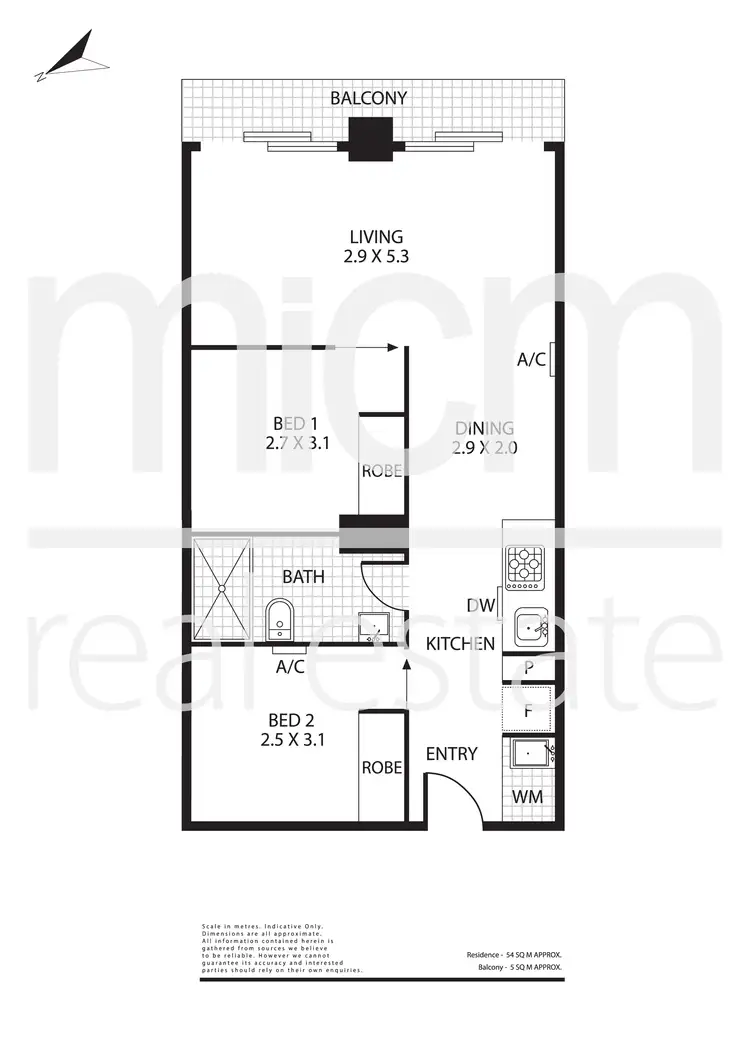 Floorplan of Homely apartment listing, 502/35 Malcolm Street, South Yarra VIC 3141