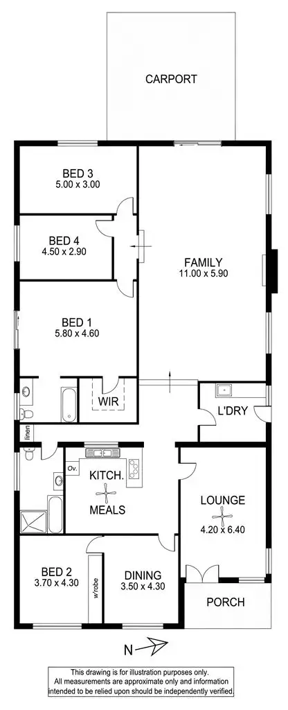 Floorplan of Homely house listing, 1/89 Penola Road, Mount Gambier SA 5290