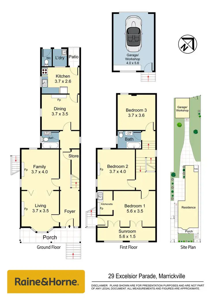 Floorplan of Homely house listing, 29 Excelsior Parade, Marrickville NSW 2204
