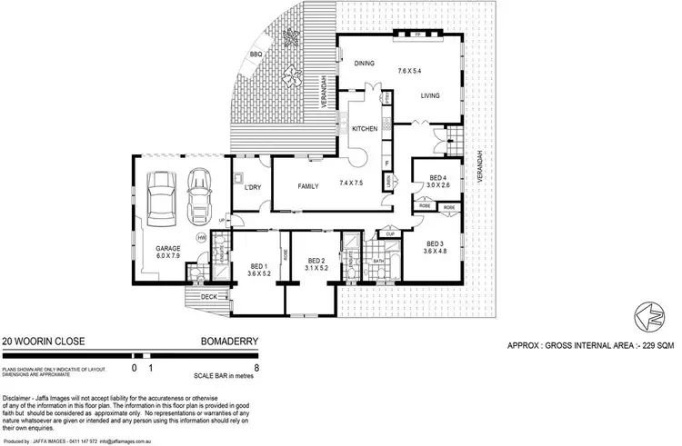 Floorplan of Homely house listing, 20 Woorin Close, Bomaderry NSW 2541