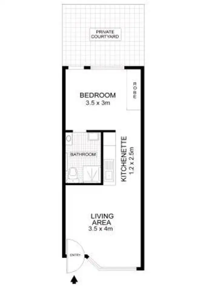 Floorplan of Homely unit listing, Unit 42 11-15 Hollywood Boulevard, Salisbury Downs SA 5108
