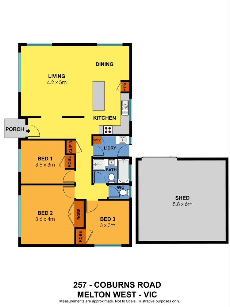 Floorplan of Homely house listing, 257 Coburns Road, Melton West VIC 3337