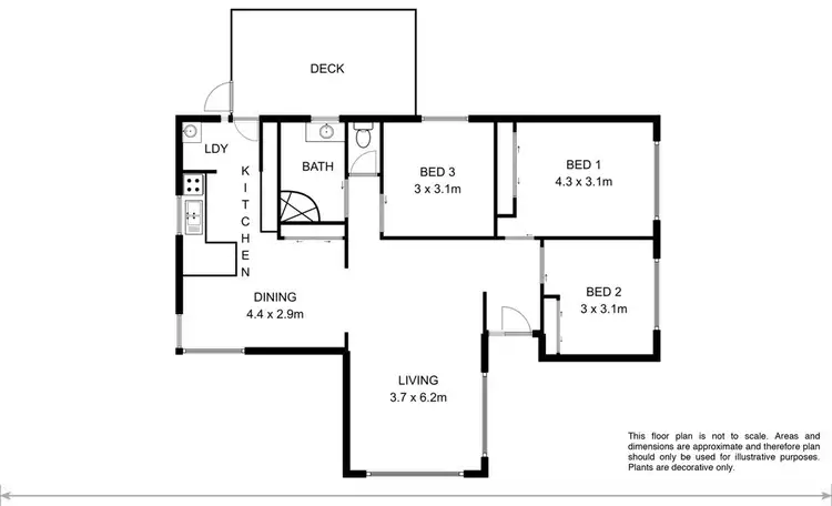 Floorplan of Homely house listing, 23 Guilford Cresent, Gagebrook TAS 7030