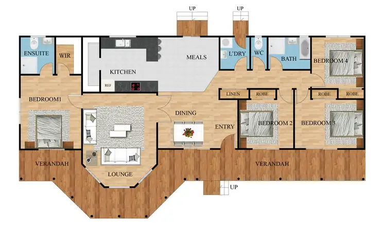 Floorplan of Homely house listing, 22 Caleo Road, Mutarnee QLD 4816