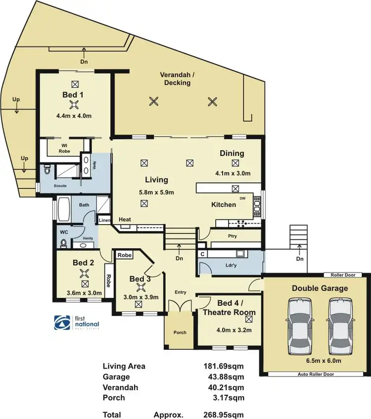 Floorplan of Homely house listing, 16 Thompson Circuit, Evanston Park SA 5116