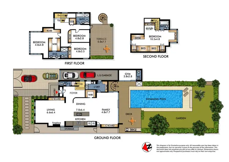 Floorplan of Homely house listing, 2A Georges Road, Vaucluse NSW 2030