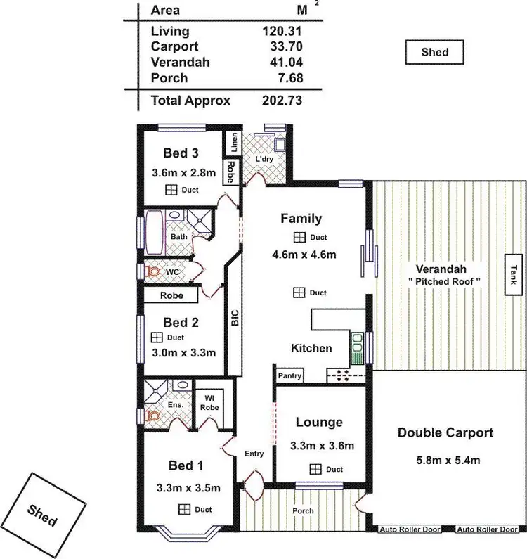 Floorplan of Homely house listing, 6 Eastick Court, Evanston SA 5116