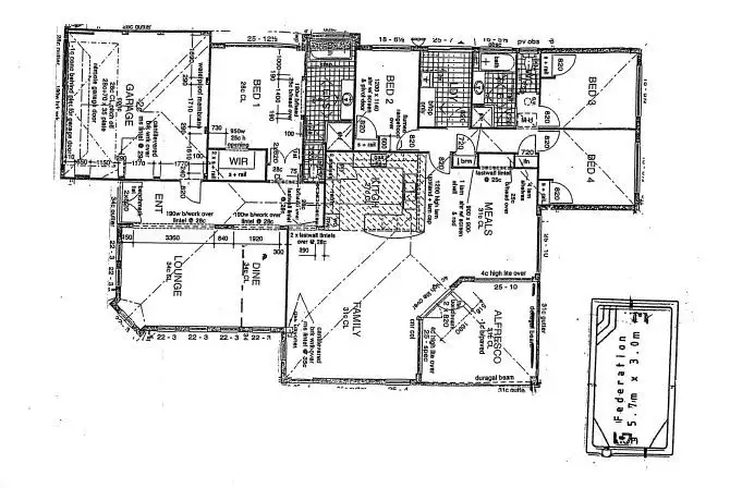 Floorplan of Homely house listing, 3 Hamer Lane, Baldivis WA 6171