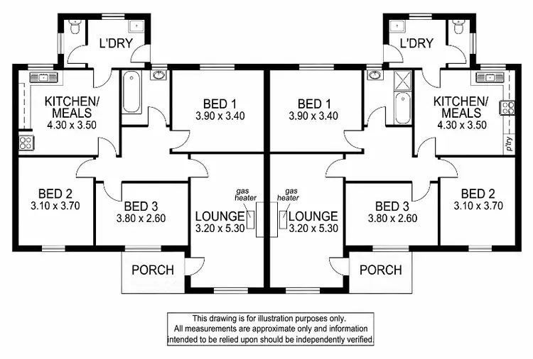 Floorplan of Homely house listing, 3-5 Thomson Street, Mount Gambier SA 5290