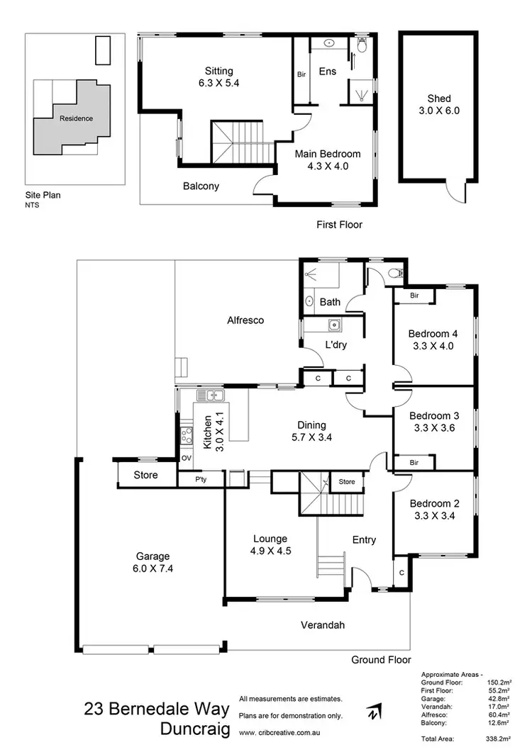 Floorplan of Homely house listing, 23 Bernedale Way, Duncraig WA 6023