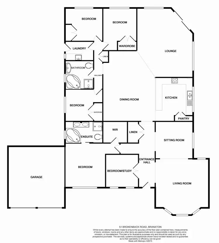 Floorplan of Homely house listing, 51 Brokenback Road, Branxton NSW 2335