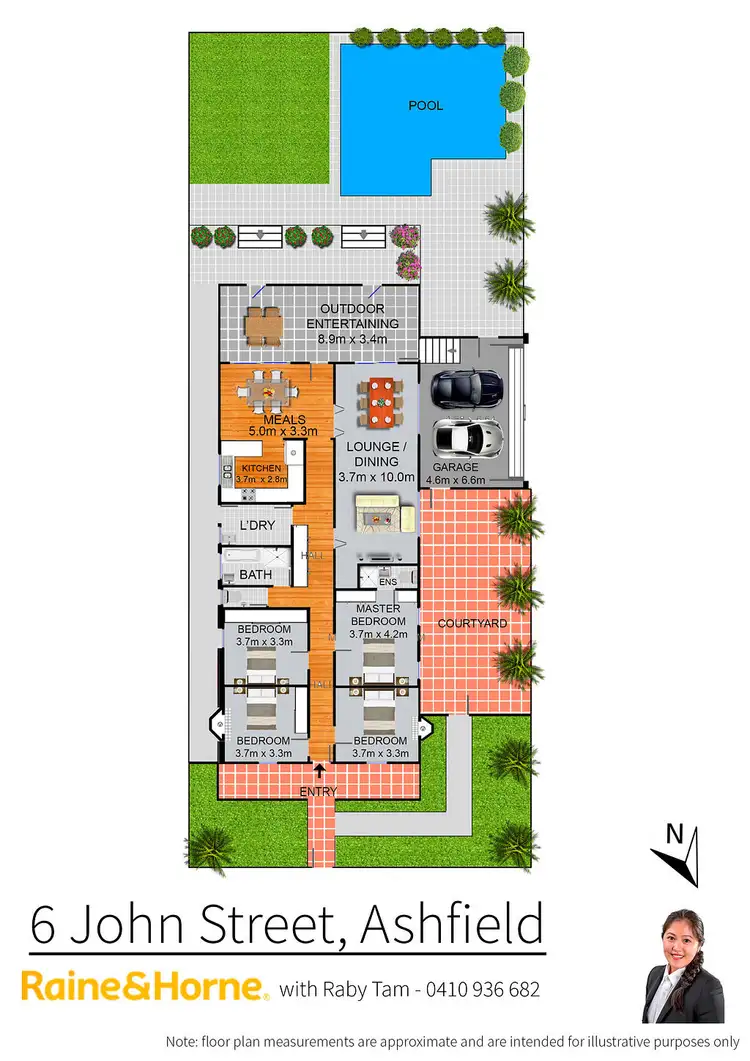 Floorplan of Homely house listing, 6 John Street, Ashfield NSW 2131