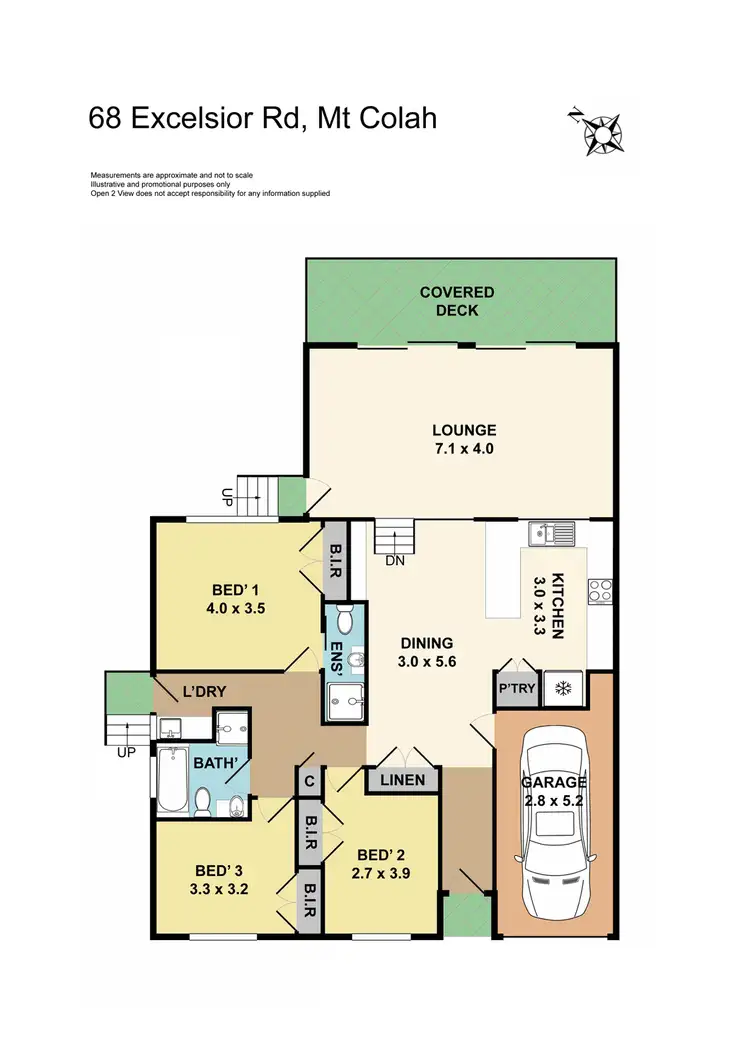 Floorplan of Homely house listing, 1/68 Excelsior Road, Mount Colah NSW 2079