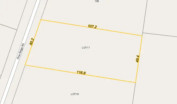 Floorplan of Homely land listing, Lot 17 Pine Ridge Road, Glenwood QLD 4570