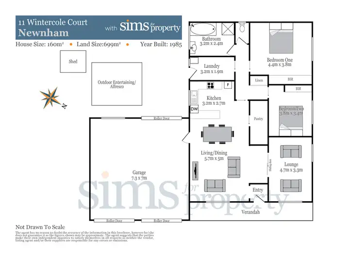Floorplan of Homely house listing, 11 Wintercole Court, Newnham TAS 7248