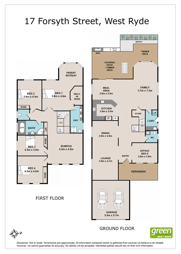 Floorplan of Homely house listing, 17 Forsyth Street, West Ryde NSW 2114