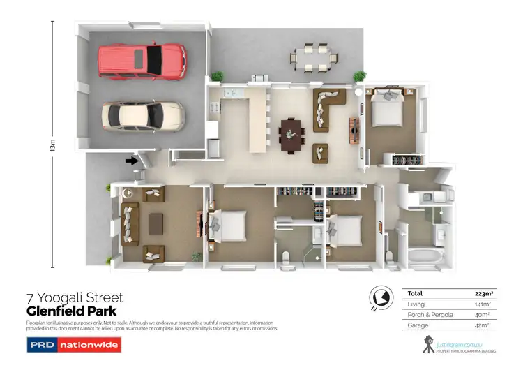 Floorplan of Homely house listing, 7 Yoogali Street, Glenfield Park NSW 2650