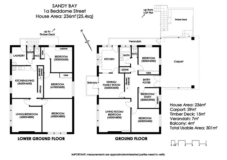 Floorplan of Homely house listing, 1a Beddome Street, Sandy Bay TAS 7005