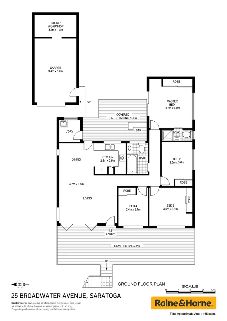 Floorplan of Homely house listing, 25 Broadwater Drive, Saratoga NSW 2251