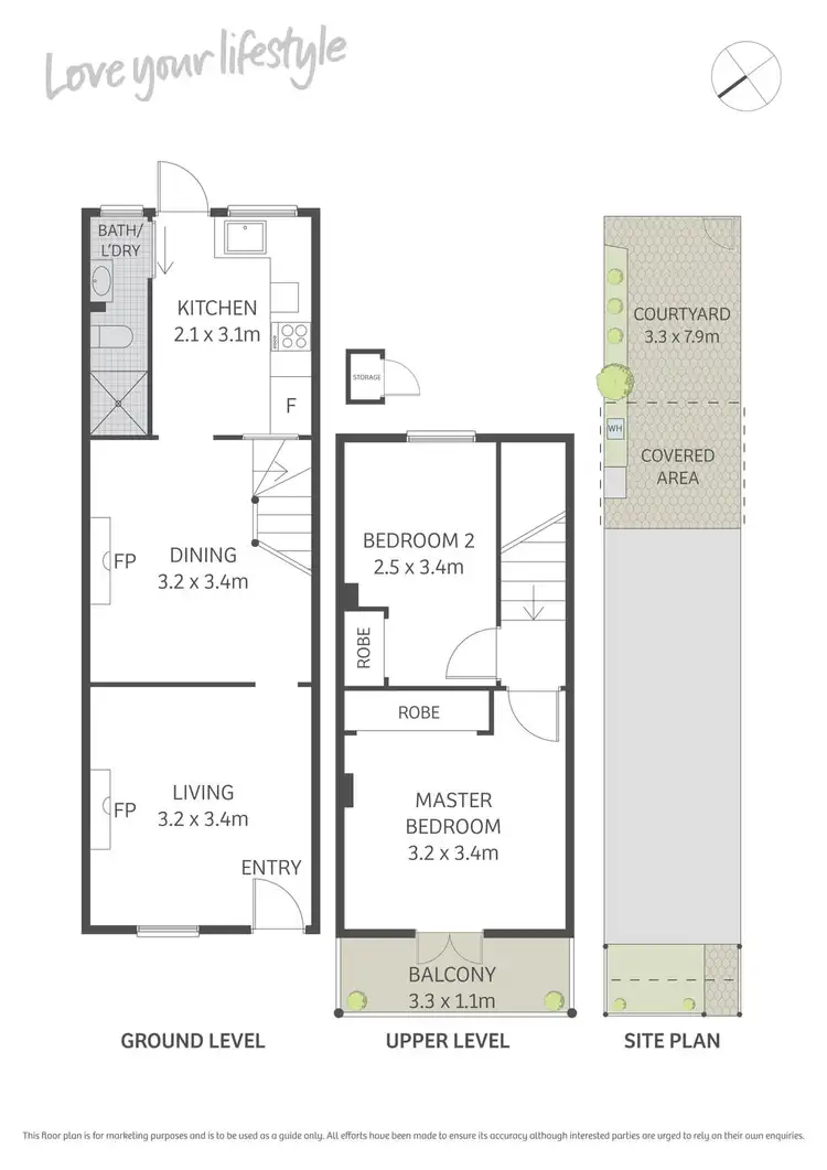 Floorplan of Homely house listing, 82 Prospect Street, Erskineville NSW 2043