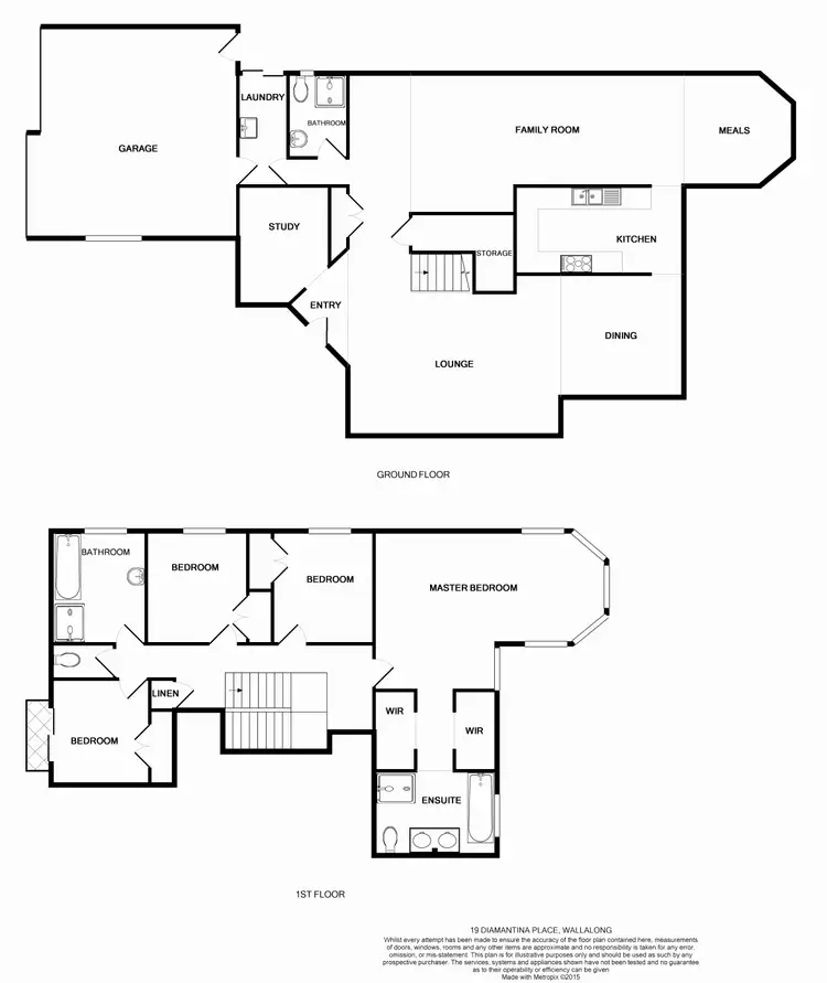 Floorplan of Homely house listing, 19 Diamantina Place, Wallalong NSW 2320