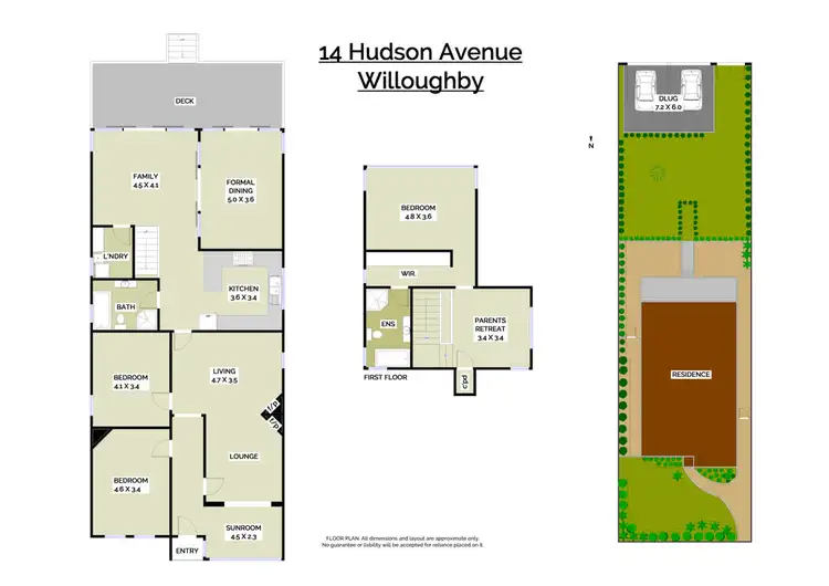 Floorplan of Homely house listing, 14 Hudson Avenue, Willoughby NSW 2068