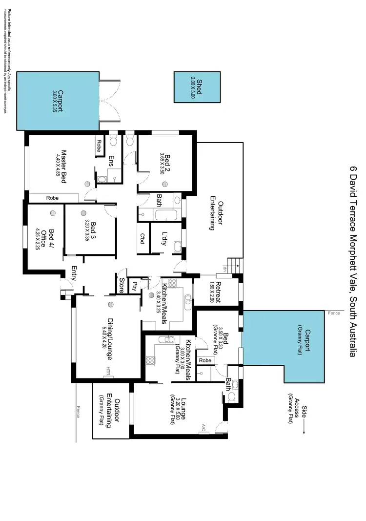 Floorplan of Homely house listing, 6 David Terrace, Morphett Vale SA 5162