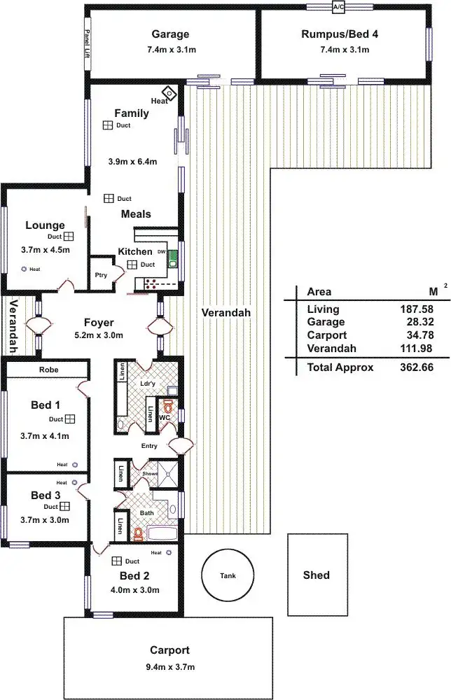 Floorplan of Homely house listing, 91 Eliza Road, Angle Vale SA 5117