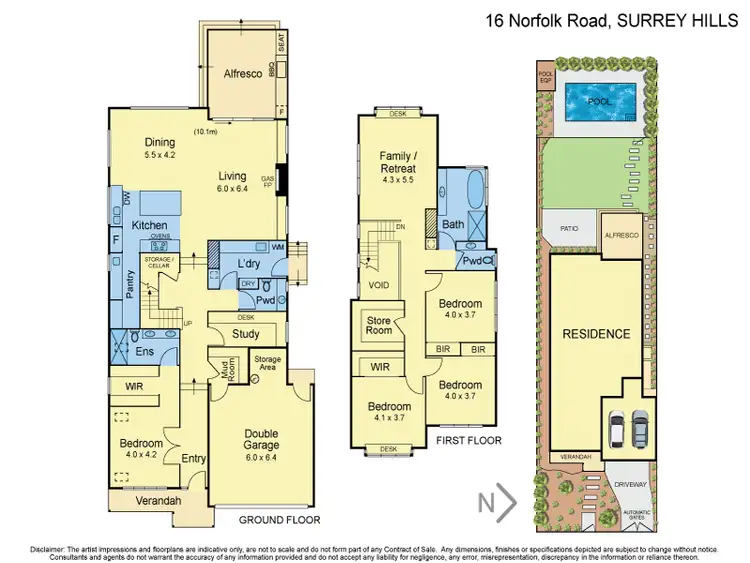 Floorplan of Homely house listing, 16 Norfolk Road, Surrey Hills VIC 3127