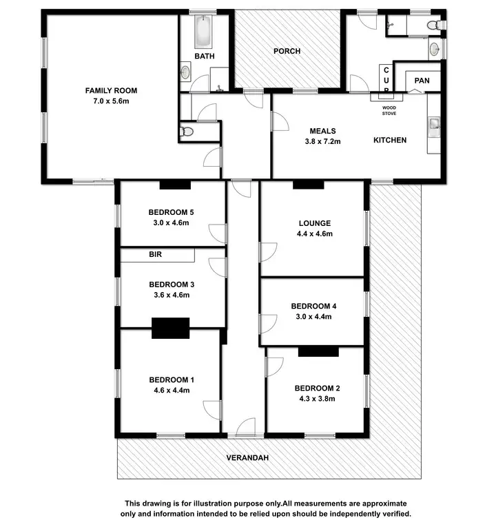 Floorplan of Homely rural property listing, 219 Sunnybrae Road, Suttontown SA 5291