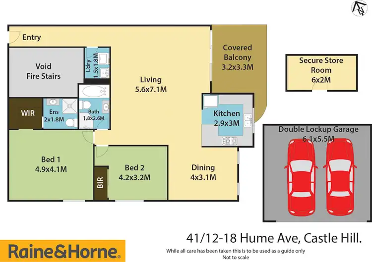 Floorplan of Homely house listing, 41/12-18 Hume Avenue, Castle Hill NSW 2154