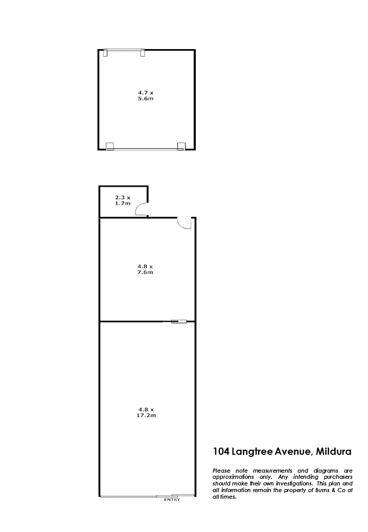 Floorplan of Homely house listing, 104 Langtree Avenue, Mildura VIC 3500