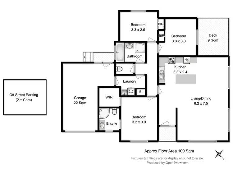 Floorplan of Homely villa listing, 2/7 Trevally Court, Kingston TAS 7050