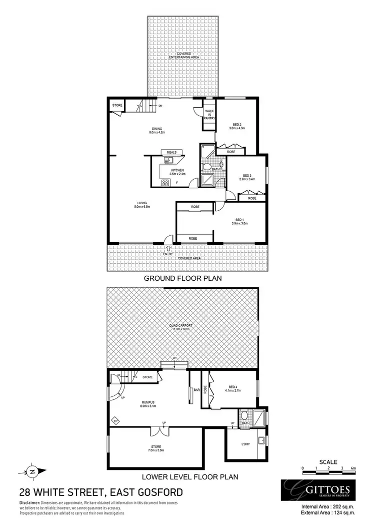 Floorplan of Homely house listing, 28 White Street, East Gosford NSW 2250