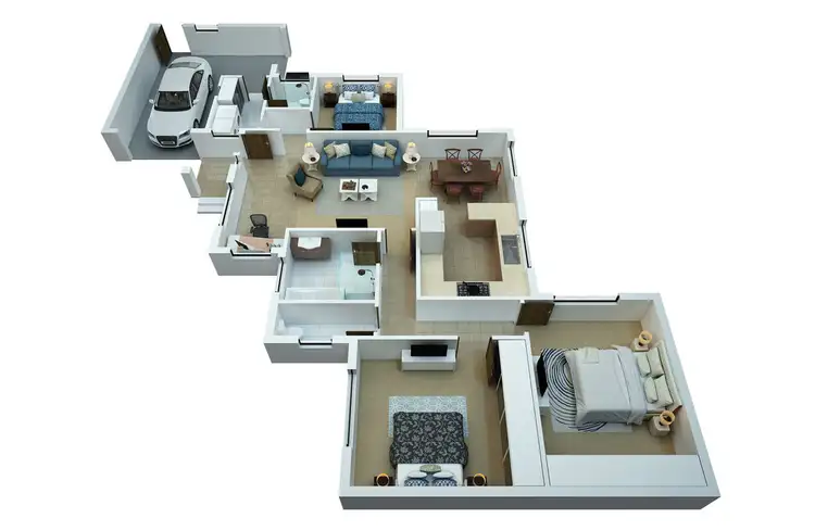 Floorplan of Homely house listing, 38D Nelson Drive, Griffith NSW 2680
