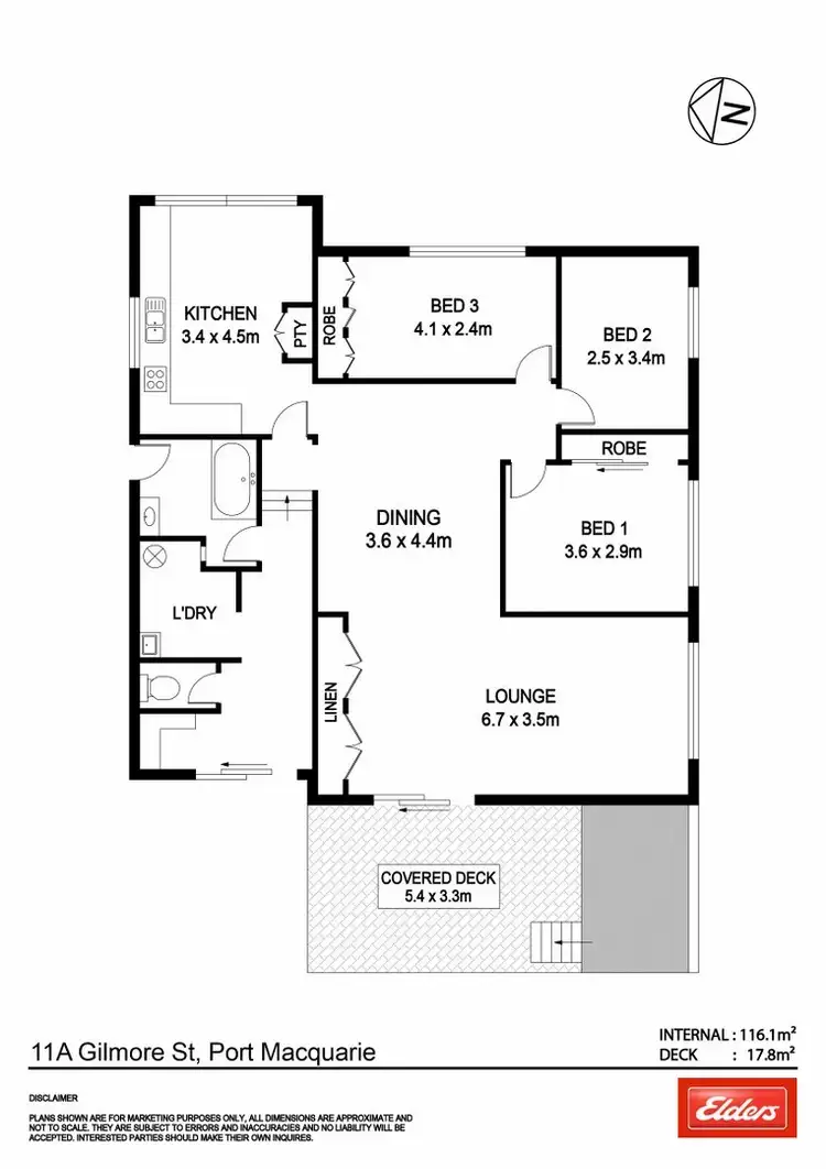 Floorplan of Homely house listing, 11A Gilmore Street, Port Macquarie NSW 2444