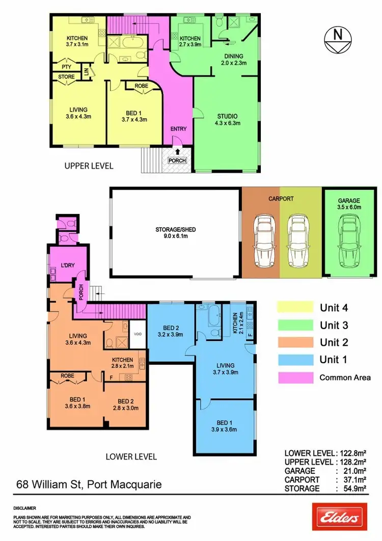 Floorplan of Homely block of units listing, 68 William Street, Port Macquarie NSW 2444