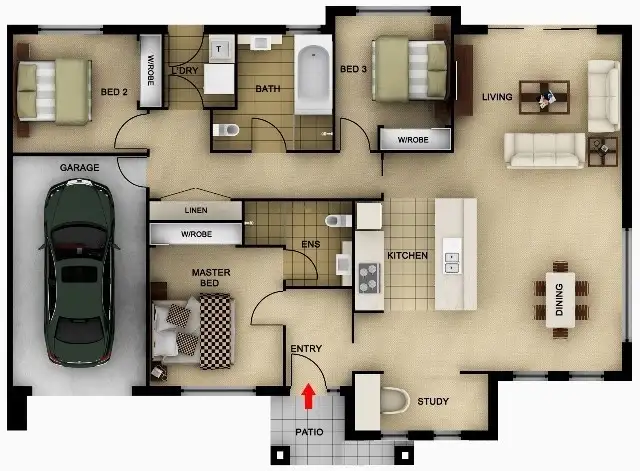 Floorplan of Homely house listing, 39 Dunphy Crescent, Mudgee NSW 2850